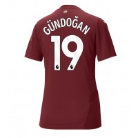 Camiseta Manchester City Ilkay Gundogan #19 Tercera Equipación para mujer 2024-25 manga corta